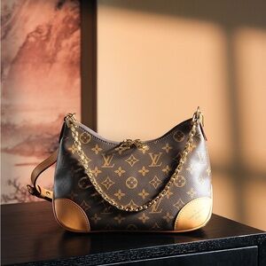 Luxury Brown Designer Shoulder Bag